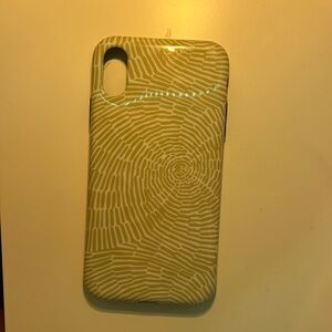 CASELY: Green patterned iPhone XR Phone Case